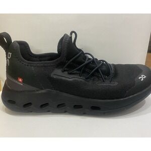 On Cloud Running Cloudleap Shoes Kids Size 13.5 Black Eclipse Speed Laces